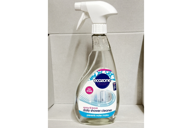 Ecozone Daily Shower Cleaner Spray, 500 ml, Shines and Protects, Helps Prevent Mould, Limescale, and Soap Scum Build Up