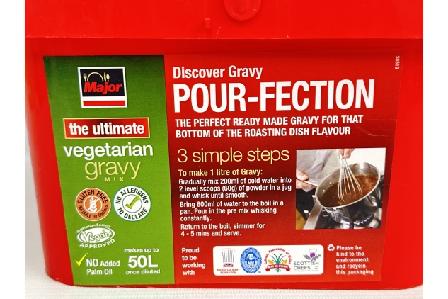 Major Gluten Free Vegetable Gravy Mix - 3kg