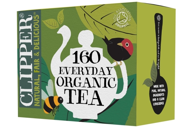 Clipper Organic Everyday Teabags , Black Tea Bags , Natural, Unbleached, Plant-Based Biodegradable & Sustainable Teabags , Eco Conscious & Non GM Tea (480 Teabags)