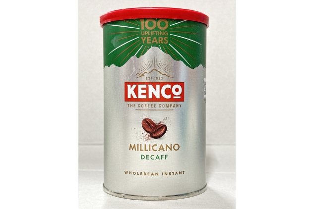 Kenco Millicano Decaff Instant Coffee 100g (Pack of 5 Tins, Total 500g)