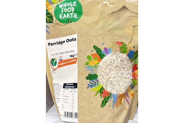 Porridge Oats 1kg | Vegan | High Fibre | Best Before Date 29/10/2024