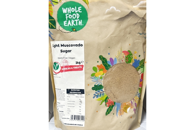 Light Muscovado Sugar 2 kg | GMO Free | Best Before Date 26/09/2024