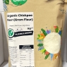 Organic Chickpea Flour (Gram Flour) – 1 kg | Vegan | GMO Free | High Fibre | Certified Organic | Best Before Date 27/09/2024