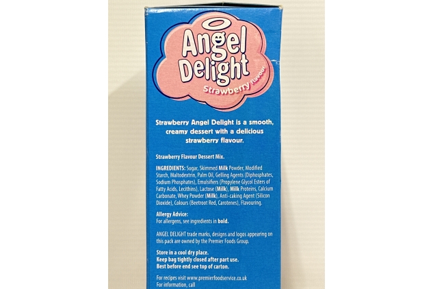 Angel Delight Smooth & Creamy Strawberry Flavour Instant Dessert Mix, 600 g (Pack of 1) Best Before Date 31/08/2024