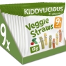 Kiddylicious Veggie Straws - Delicious Snacks for Kids - Suitable for 9+ Months - 9 Packs | BBE 28/02/2025