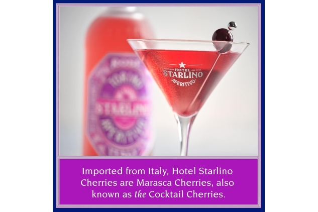 Hotel Starlino Maraschino Cocktail Cherries Gift Set with Spoon, 2 x 400 g Jars (Pack of 1) BEST BEFORE DATE 31/08/2024