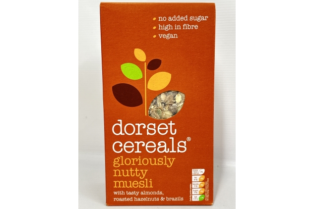 Dorset Cereals Gloriously Nutty, 500 g (Pack Of 5) Vegan | High In Fibre | BEST BEFORE DATE 18/07/2024