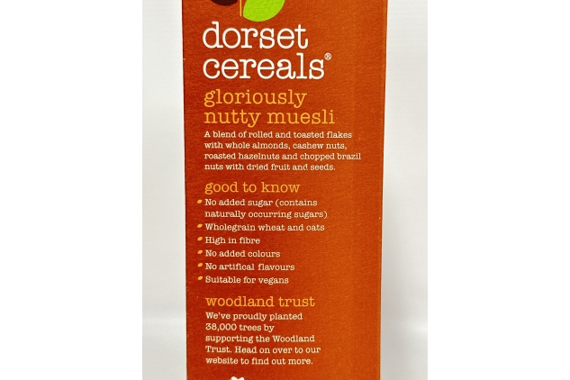 Dorset Cereals Gloriously Nutty, 500 g (Pack Of 5) Vegan | High In Fibre | BEST BEFORE DATE 18/07/2024