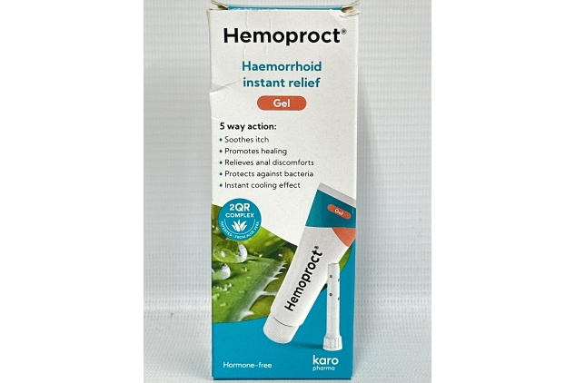 Instant Relief Gel For Haemorrhoid 37g Tube + Applicator | EXP DATE 30/11/2024