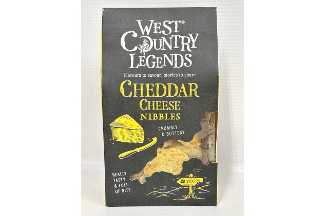 West Country Legends Cheddar Cheese Biscuit Nibbles 85g - 6 Pack | BEST BEFORE DATE 28/08/2024