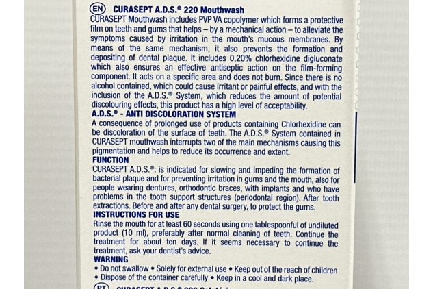 Curasept ADS Mouthwash 0.2% | 200ml