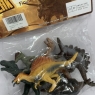 Set of 6 Dinosaur plastic toys Fiouni Dino Outbreak 2