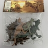 Set of 6 Dinosaur plastic toys Fiouni Dino Outbreak 3