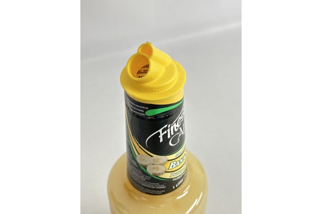 Finest Call Banana Puree, Premium Fruit Puree for Cocktails 2 X 1 Litre Bottles | MISSING CAP LIDS