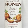 MONIN Premium Pumpkin Spice Syrup 1L for Coffees, Frappes and Cocktails Halloween Themed Drinks | BBE 30/09/2024