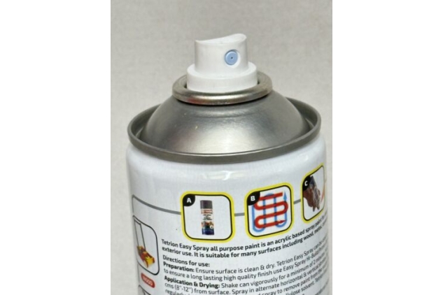 Tetrion Easy Spray Paint Yellow 400ML | MISSING LID