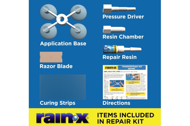 Rain-X Windscreen Repair Kit For Repairing Chips & Cracks in Windshield Glass