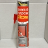 Everbuild General Purpose Silicone Sealant – Waterproof – Suitable for Interior and Exterior Use – Clear – 280ml